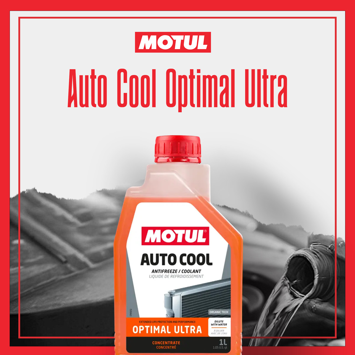 Antigel / liquide de refroidissement pour voiture Motul Auto Cool
